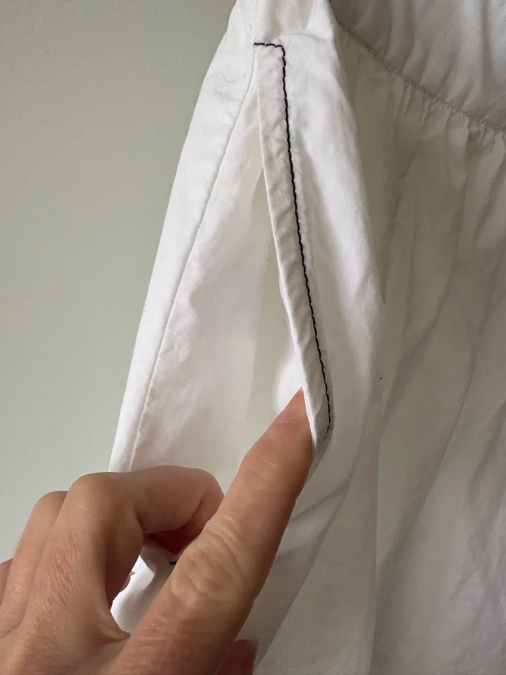 JCrew Poplin White Maxi Skirt - Picture 7 of 10